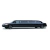 Black Lincoln Town Car Wedding Limousine